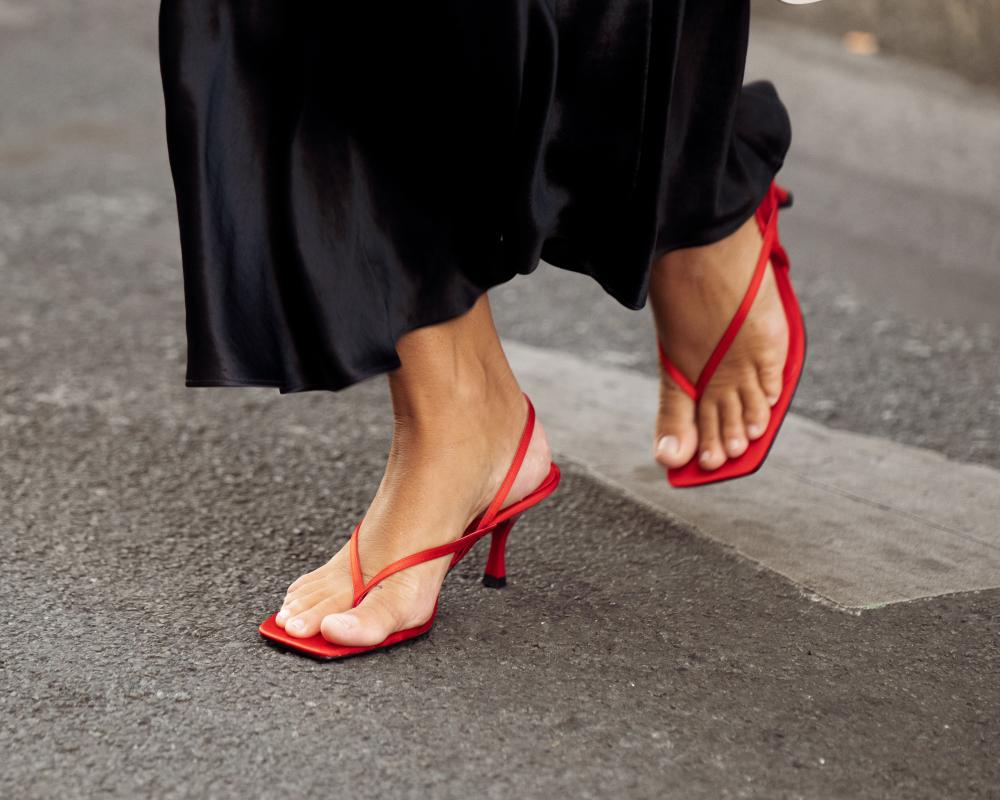 Kitten Heel Flip-Flops Win Over Gen Z Flats