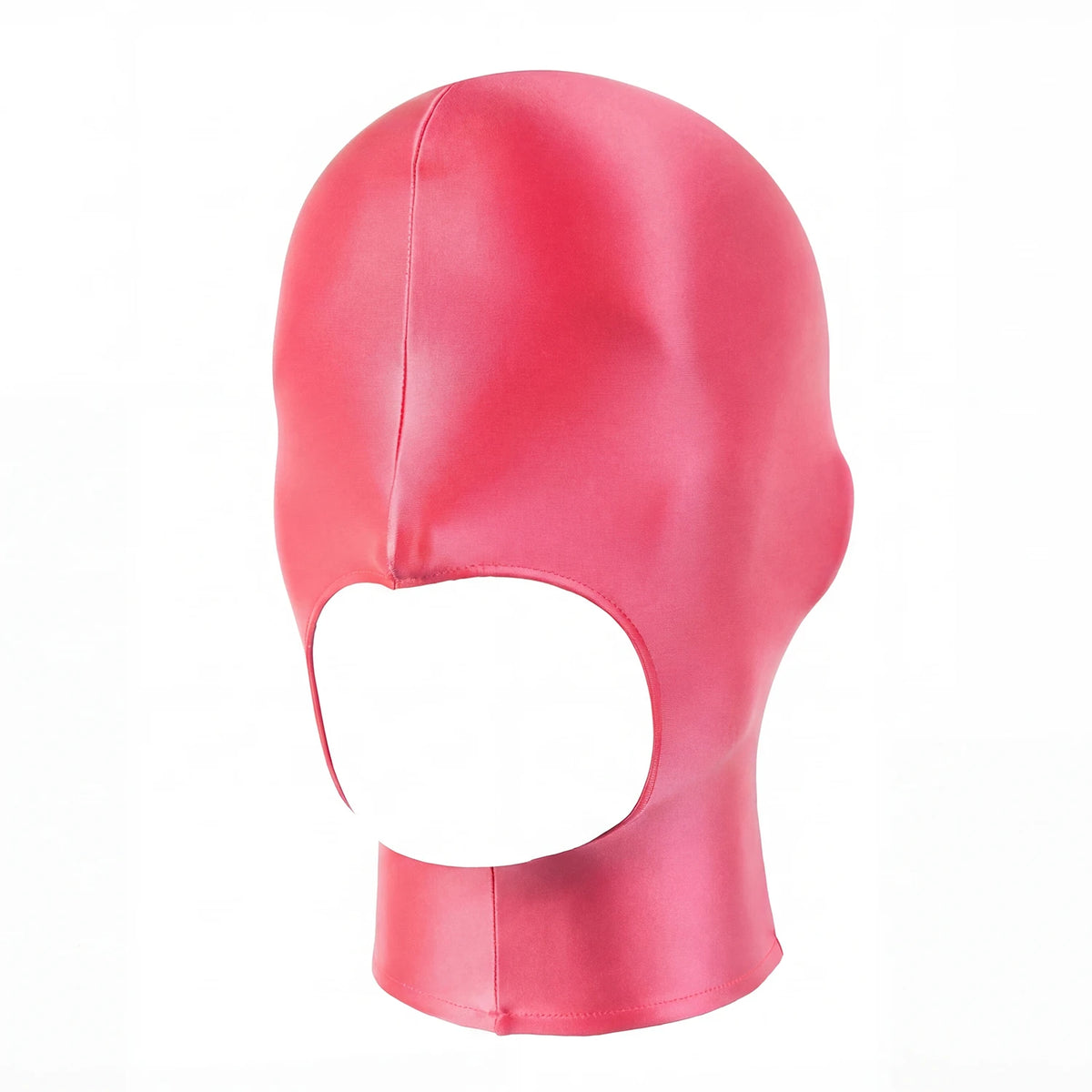 LEOHEX Glossy Shiny Spandex Zentai Hood Mask with YKK Zipper Open Mouth and Nose Universal Size for Cosplay Bodysuit Accessories - Matrix Studios