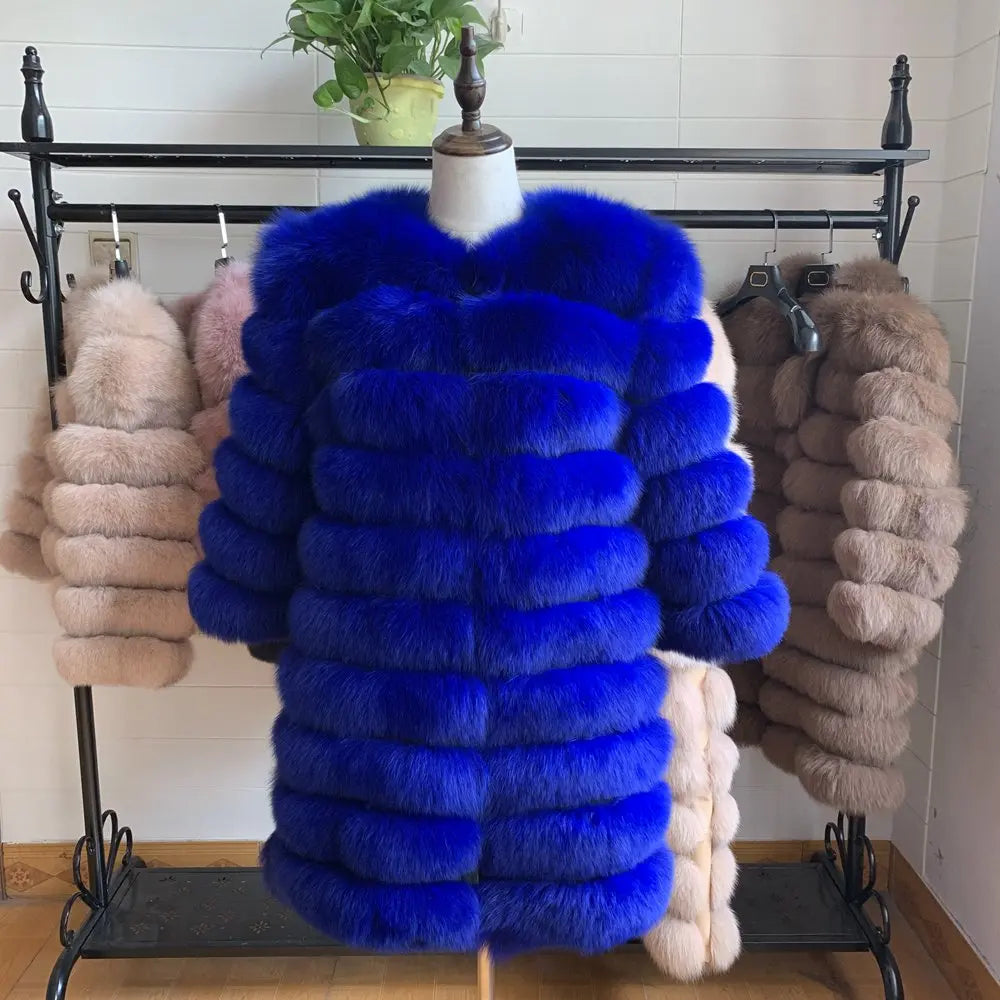 NEW style  4in1 real fur coats Women Natural Real Fur Jackets Vest Winter Outerwear Women fox fur coat high quality fur Clothes - Matrix Studios