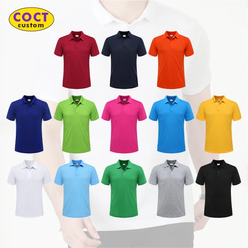 Summer Casual Short-Sleeved Polo Shirts Custom Logo Embroidery Printing Personalized Design Men And Women Tops - Matrix-studios.com