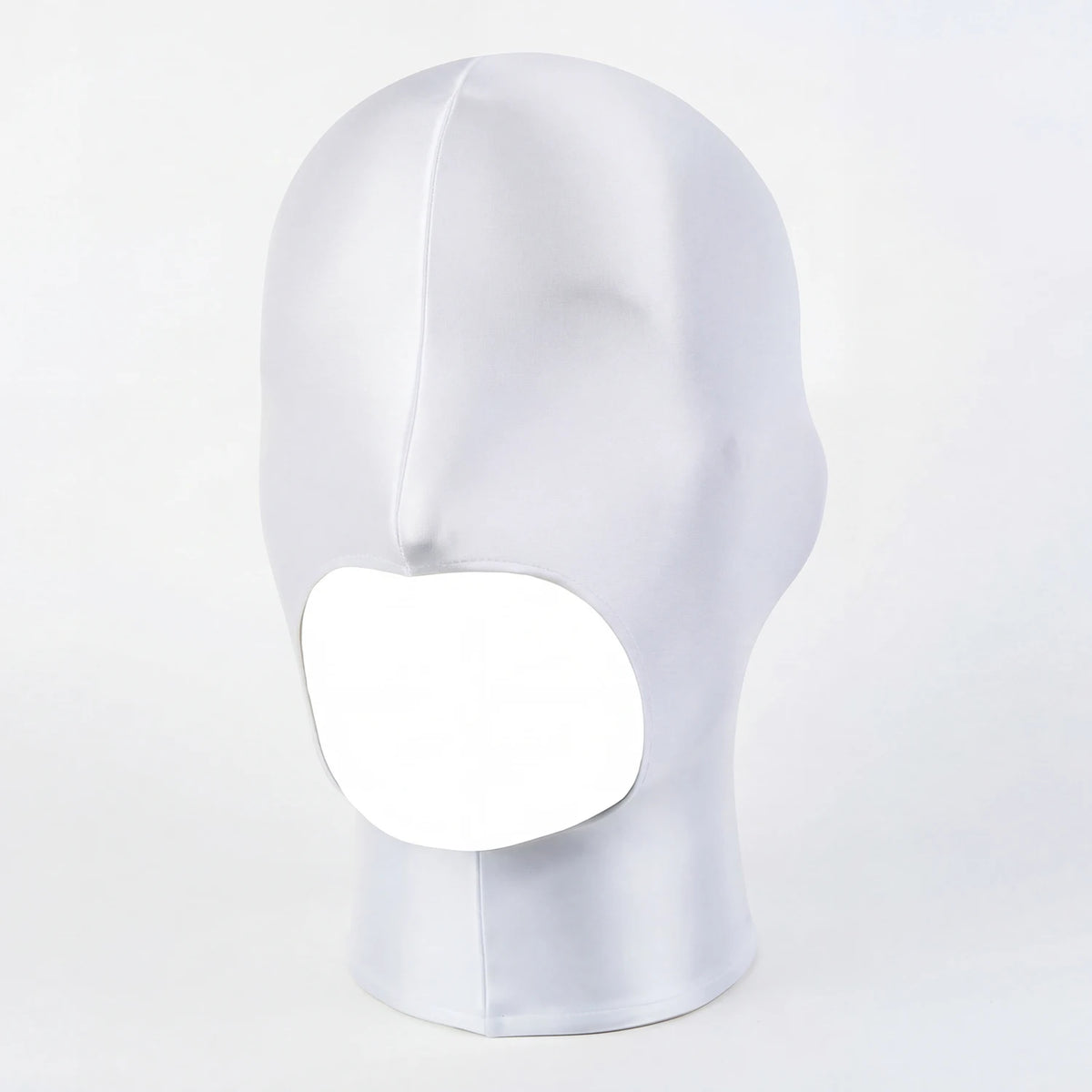 LEOHEX Glossy Shiny Spandex Zentai Hood Mask with YKK Zipper Open Mouth and Nose Universal Size for Cosplay Bodysuit Accessories - Matrix Studios