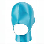 LEOHEX Glossy Shiny Spandex Zentai Hood Mask with YKK Zipper Open Mouth and Nose Universal Size for Cosplay Bodysuit Accessories - Matrix Studios