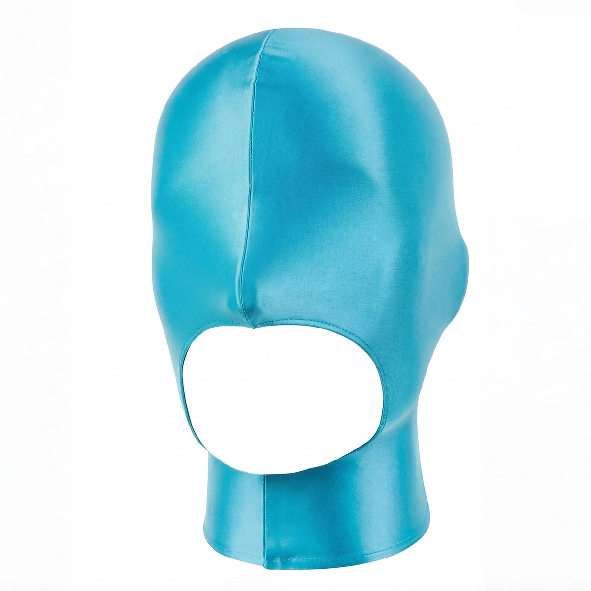 LEOHEX Glossy Shiny Spandex Zentai Hood Mask with YKK Zipper Open Mouth and Nose Universal Size for Cosplay Bodysuit Accessories - Matrix Studios