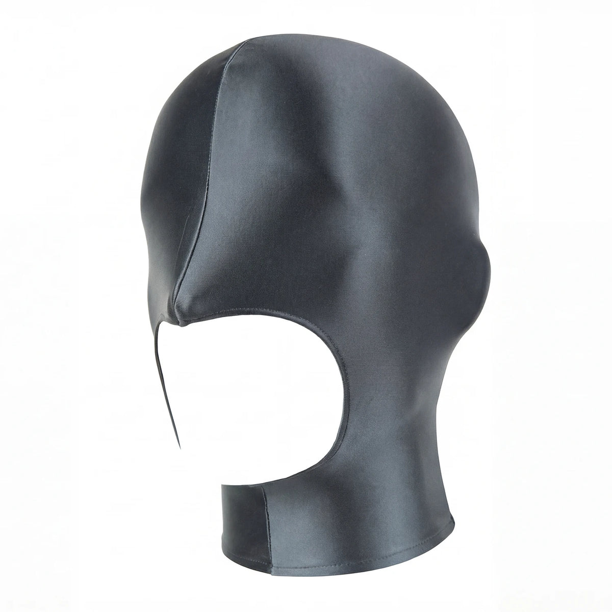 LEOHEX Glossy Shiny Spandex Zentai Hood Mask with YKK Zipper Open Mouth and Nose Universal Size for Cosplay Bodysuit Accessories - Matrix Studios