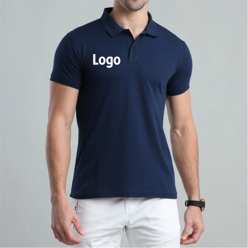 Summer Casual Short-Sleeved Polo Shirts Custom Logo Embroidery Printing Personalized Design Men And Women Tops - Matrix-studios.com