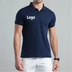 Summer Casual Short-Sleeved Polo Shirts Custom Logo Embroidery Printing Personalized Design Men And Women Tops - Matrix-studios.com