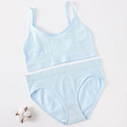 Women Seamless Bra Briefs Set Push Up Bra Top Sexy Lingerie Female U Back Crop Top Brassiere Underwear Set - Matrix-studios.com