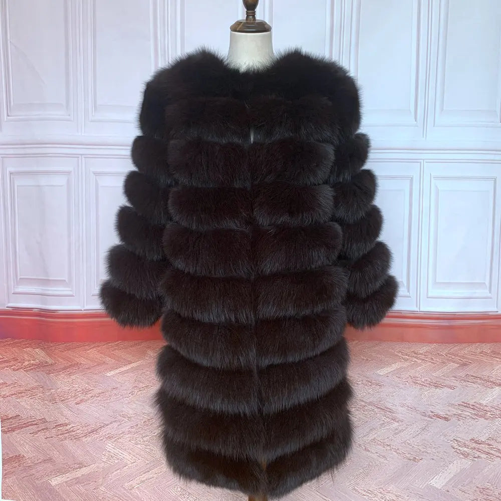 NEW style  4in1 real fur coats Women Natural Real Fur Jackets Vest Winter Outerwear Women fox fur coat high quality fur Clothes - Matrix Studios