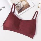 Women's Crop Top Ribbed Tube Top U-Back Comfort Bra Streetwear Camis Sexy Lingerie Seamless Underwear Sports Tank Bralette M-XL - Matrix Studios