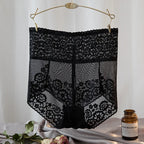 Women Lace High Waist Panties Sexy Mesh Girdle Waist Underwear Quality Plus Size Butt Lifter Knickers Tummy Slim Control Briefs - Matrix Studios