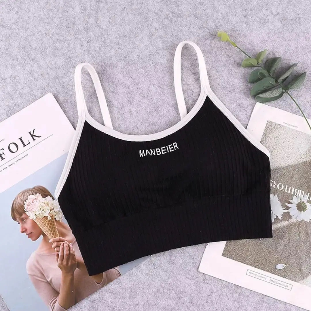 New Sports Bra For Women Gym Sexy Crop Top Bra Women Cotton Underwear Soft Comfort Tube Tops Female Brassiere Tops For Girls - Matrix Studios