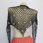 Women Triangle Shawl With Seashell Sexy Bikini Cover Up Sunscreen Nets Skirt Mesh Tunic Pareo Beachwear - Matrix Studios