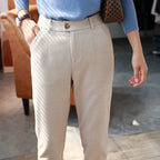 Woolen Pants Women's Harem Pencil Pants 2026 Autumn Winter High Waisted Casual Suit Pants Office Lady Women Trousers - Matrix-studios.com