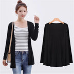 2024 Summer Autumn Korean Women Modal Cardigan Ladies Shawl Female Cotton Sweater Cardigans Long Sleeve Women Casual Thin Coats - Matrix Studios