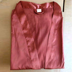 Bride Bridesmaid Lace Silky Satin Loungewear Monring robe  A9007 - Matrix-studios.com