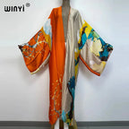 Europe WINYI new tunic bikini sweet lady pink boho Cardigan stitch Cocktail sexcy Boho Maxi Holiday Batwing Sleeve KIMONO mujer - Matrix Studios