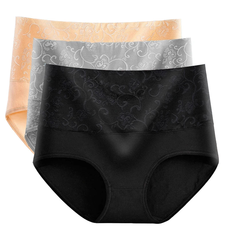 Plus Size Panties Women's High Waist Abdominal Underwear Cotton Seamless Briefs Girls Underpant Sexy Lingeries for Female L-5XL - Matrix Studios