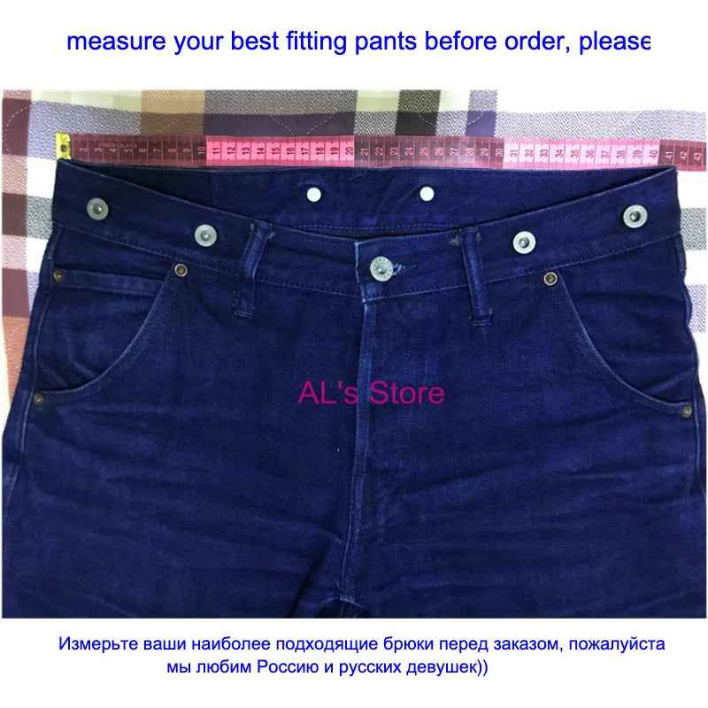 SD107-0001 Red Tornado Heavy Weight Indigo Selvage Unwashed Pants Unsanforised Thick Raw Denim Jean 17oz - Matrix Studios