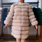 NEW style  4in1 real fur coats Women Natural Real Fur Jackets Vest Winter Outerwear Women fox fur coat high quality fur Clothes - Matrix Studios