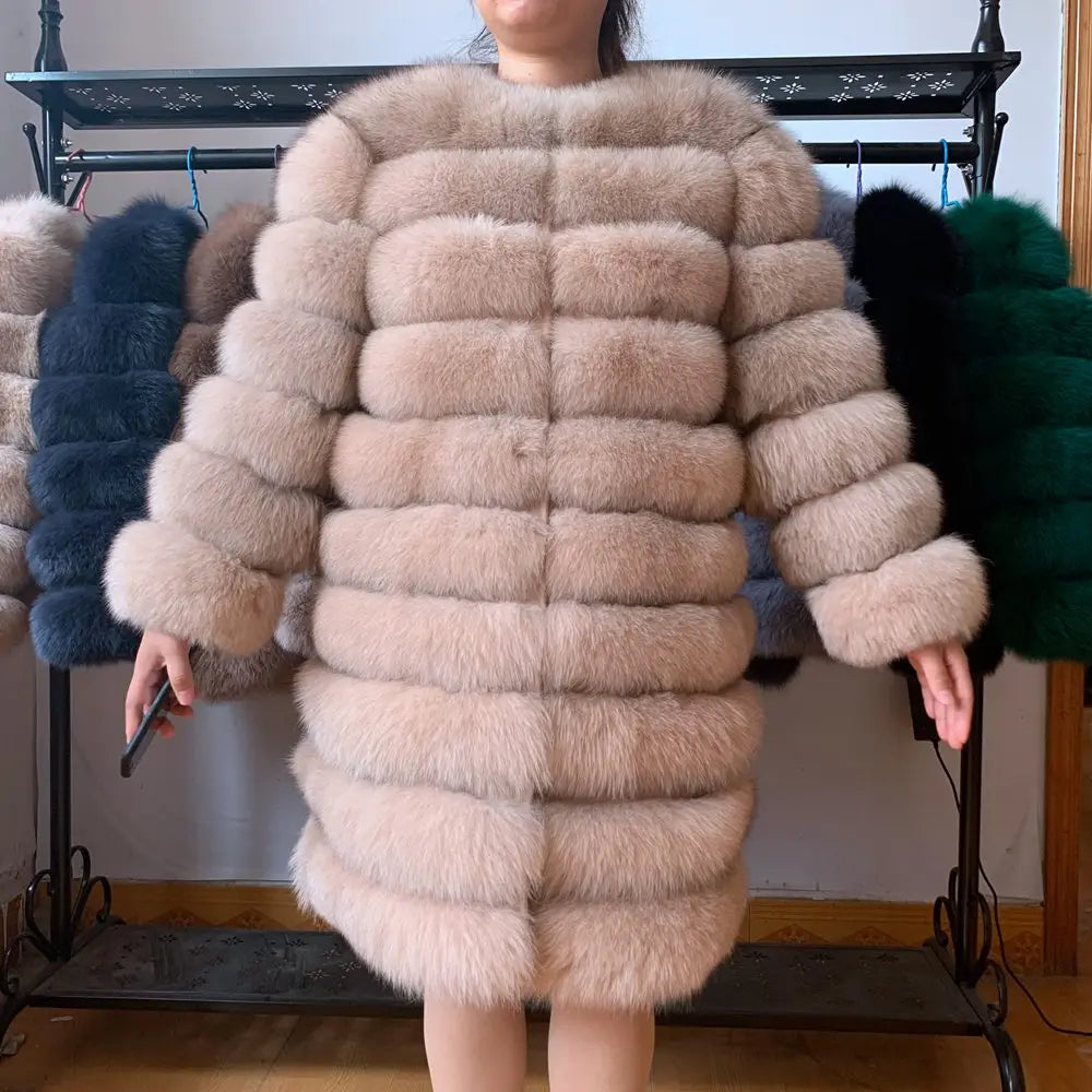 NEW style  4in1 real fur coats Women Natural Real Fur Jackets Vest Winter Outerwear Women fox fur coat high quality fur Clothes - Matrix Studios