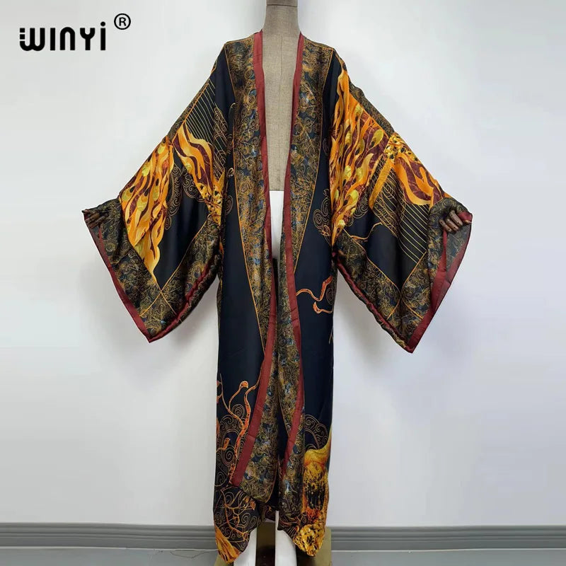 Europe WINYI new tunic bikini sweet lady pink boho Cardigan stitch Cocktail sexcy Boho Maxi Holiday Batwing Sleeve KIMONO mujer - Matrix Studios