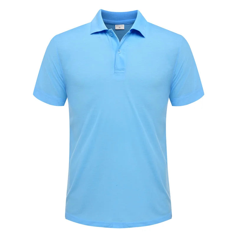 Summer Casual Short-Sleeved Polo Shirts Custom Logo Embroidery Printing Personalized Design Men And Women Tops - Matrix-studios.com