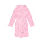 Winter Warm Casual Robes Woman Ear Hooded Bathrobe Plush Robe V Neck Long Sleeve Shawl Kimono Warm Bath Robes Coat - Matrix-studios.com