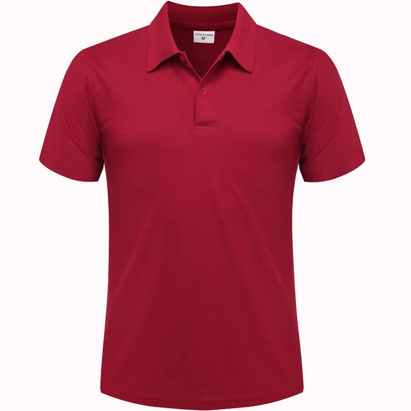 Summer Casual Short-Sleeved Polo Shirts Custom Logo Embroidery Printing Personalized Design Men And Women Tops - Matrix-studios.com