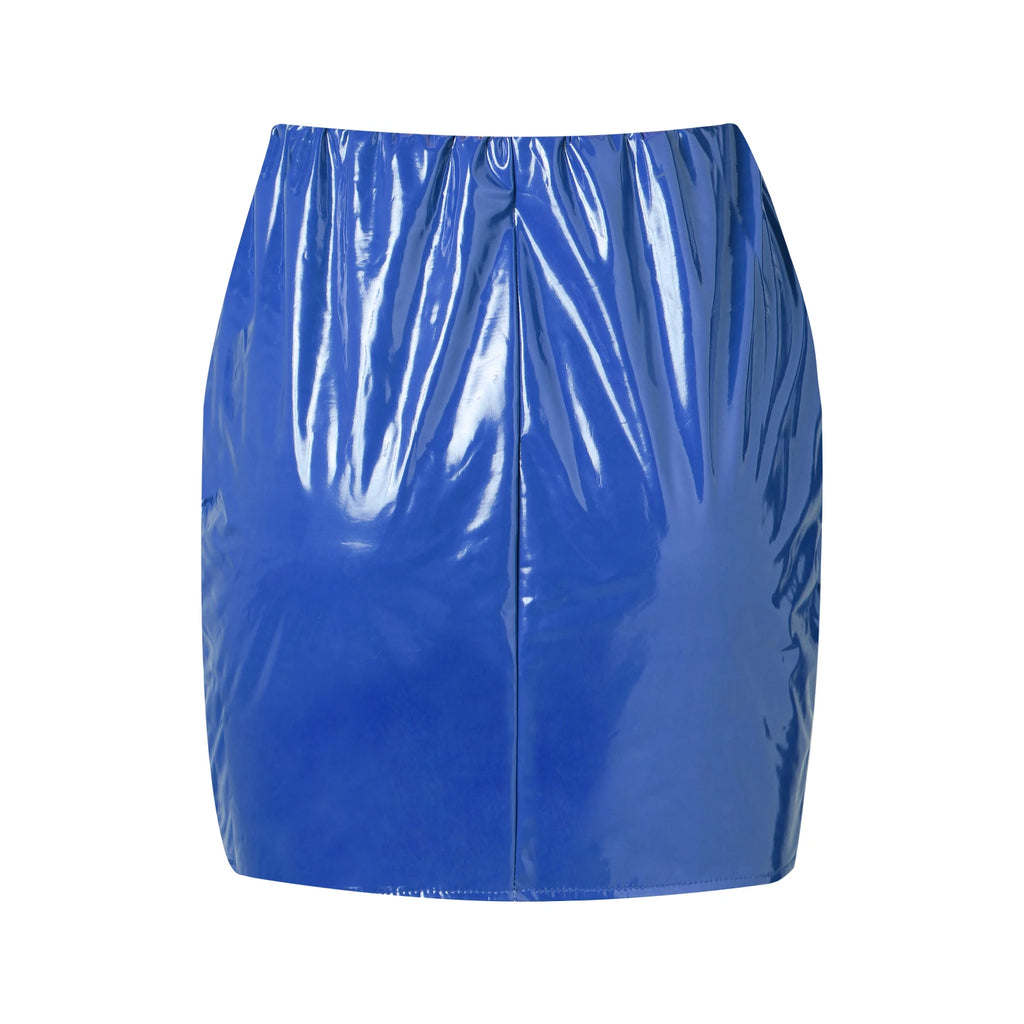 High Waist Sheath Skirts Women Solid Pu Leather Package Hip Skirt Female Bodycon Solid Black Short Sexy Pencil Mini Skirt Ladies - Matrix Studios