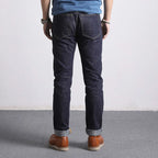 511XX-0009 RedTornado Raw Denim Jeans 16oz Heavy Weight Indigo Selvage One Washed Sanforized Zipper Pants - Matrix Studios