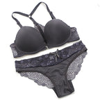 New Fashion Bralette Sexy Lingerie Seamless Push Up Bra Sets Front Closure Candy Color Underwear Women Small Size Brassiere - Matrix-studios.com