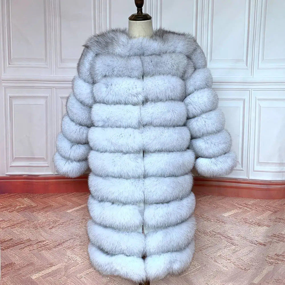NEW style  4in1 real fur coats Women Natural Real Fur Jackets Vest Winter Outerwear Women fox fur coat high quality fur Clothes - Matrix Studios