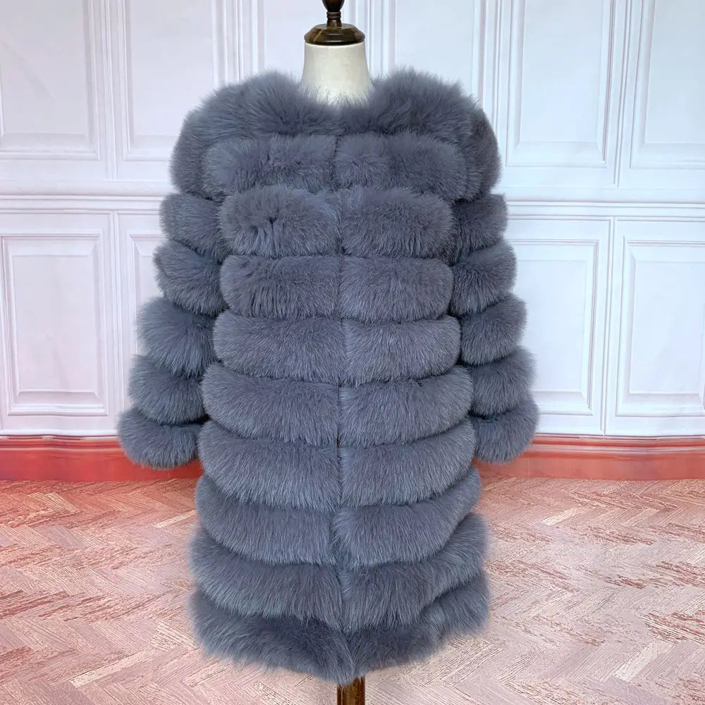 NEW style  4in1 real fur coats Women Natural Real Fur Jackets Vest Winter Outerwear Women fox fur coat high quality fur Clothes - Matrix Studios