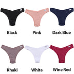 5PCS/Set Cotton Lingerie Panties Sexy Underwear Women Briefs Tangas Female Underpants Pantys Thong Panties Bikini Solid 13 Color - Matrix Studios