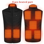 New 17 Heated Vest Jacket Fashion Men Women Coat Clothes Intelligent  Electric Heating Thermal Warm Clothes Winter Heated Hunt - Matrix Studios