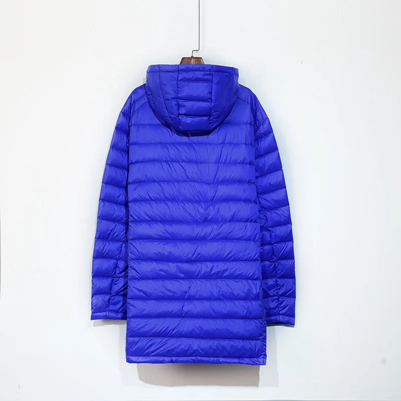 NewBang Plus 8XL Winter Long Duck Down Jacket Men Feather Parka Man Ultra Light Down Jacket Men Lightweight Warm Puffer Jackets - Matrix Studios