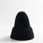 New Candy Colors Winter Women Knitted Hat Warm Soft Trendy Kpop Style Wool Beanie Elegant All-match Cap