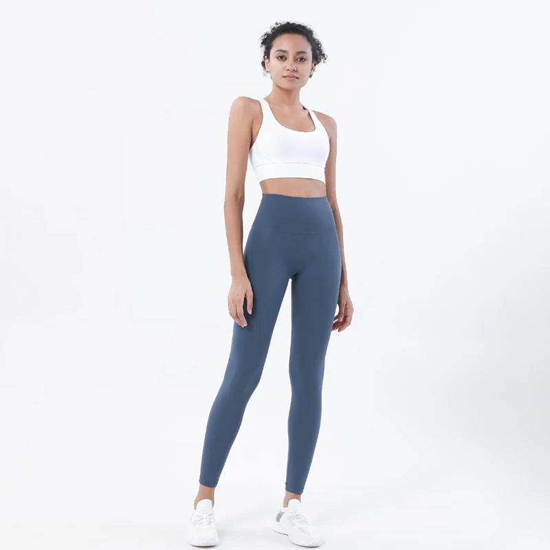 SOISOU Nylon Yoga Set Women's Tracksuit Gym Fitness Set Woman 2 Pieces Leggings Sports Bra Breathable Sportwear Woman Clothes - Matrix-studios.com