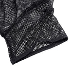 Mens Mesh Cycling Base Layers Shirt Quick Dry Cool Cycling Vest Black See Through Clubwear Tee Shirt Fishnet Jersey Sportswear - Matrix Studios