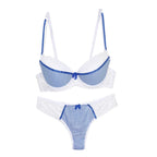DaiNaFang Push Up Women Bras Set For Big Boops Sexy Lace Underwear Panties BCDE Cup Ladies Plus Size French Female Lingerie - Matrix-studios.com