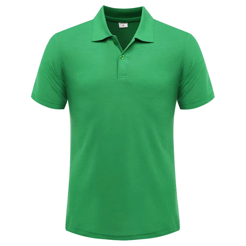 Summer Casual Short-Sleeved Polo Shirts Custom Logo Embroidery Printing Personalized Design Men And Women Tops - Matrix-studios.com