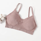 Women's Wireless Bra Sports Tube Top Ribbed Ruched Camisole Bralette With/Without Pads Underwear Sexy Lingerie M-L Intimates - Matrix Studios
