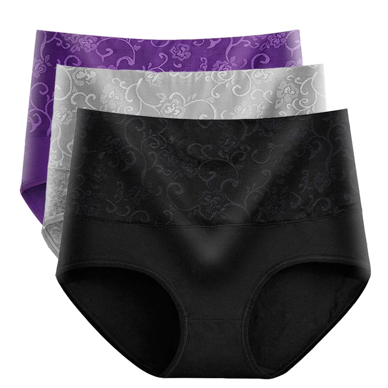 Plus Size Panties Women's High Waist Abdominal Underwear Cotton Seamless Briefs Girls Underpant Sexy Lingeries for Female L-5XL - Matrix Studios
