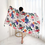 20 Styles 90x180cm Cotton Linen Summer Beach Dress Bikini Cover-ups Sarong Wrap Scarf Women Brazilian Swimsuit Bathing Cover Up - Matrix Studios