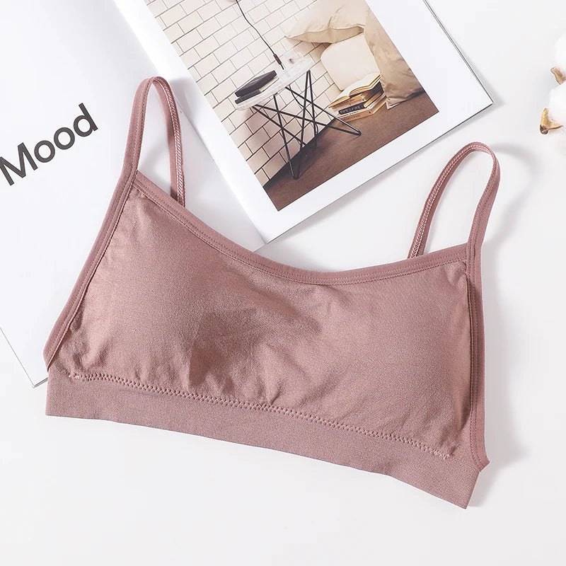 Women's Crop Top Ribbed Tube Top U-Back Comfort Bra Streetwear Camis Sexy Lingerie Seamless Underwear Sports Tank Bralette M-XL - Matrix Studios