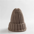 New Candy Colors Winter Women Knitted Hat Warm Soft Trendy Kpop Style Wool Beanie Elegant All-match Cap