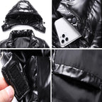 DIMUSI Winter Men's Jackets Fashion Men Cotton Warm Parkas Down Hoodies Coats Casual Outdwear Thermal Jackets Mens Clothing - Matrix Studios