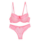 DaiNaFang Push Up Women Bras Set For Big Boops Sexy Lace Underwear Panties BCDE Cup Ladies Plus Size French Female Lingerie - Matrix-studios.com