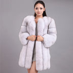HJQJLJLS 2022 Winter New Fashion Women Long Faux Fur Coat Female Fuzzy Fur Coat Winter Thick Warm Fluffy Artificial Fur Jacket - Matrix Studios