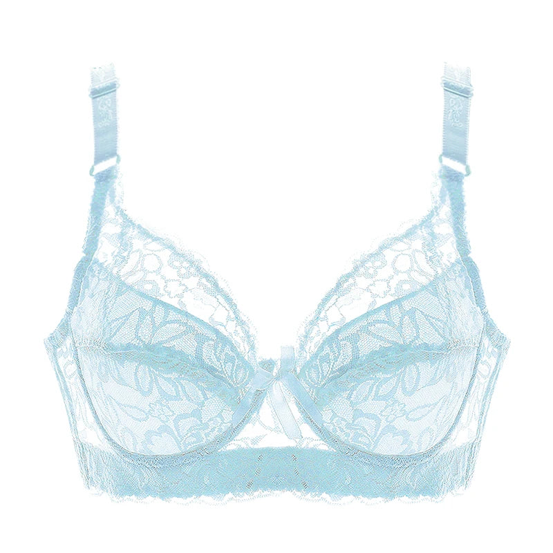 75-105BCD Women's Lace Underwire Push Up Bra  For Women Plus Size Lace Bras Thin Sexy Underwear Bras Bralette Lingerie Intimates - Matrix Studios